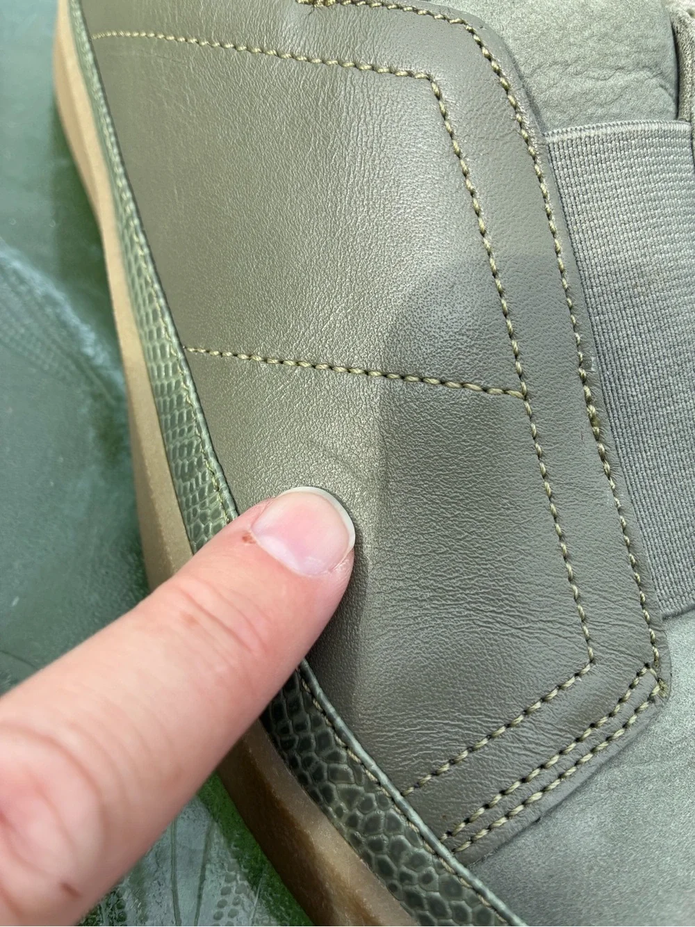 Vionic Slip-On Loafers Zinah Sage Green Women's 7.5